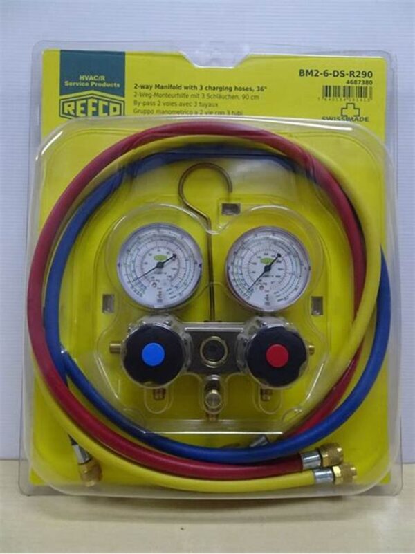 Manifold, 2 voix, avec flexibles, sans mallette