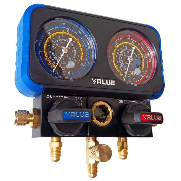 Manifold, 2 voies, avec flexibles, Mallette – Image 9