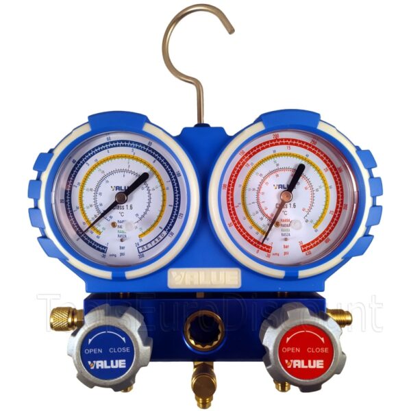Manifold, 2 voies, avec flexibles, Mallette – Image 5